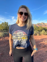 Load image into Gallery viewer, Sunset Addict Crop tee
