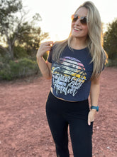 Load image into Gallery viewer, Sunset Addict Crop tee

